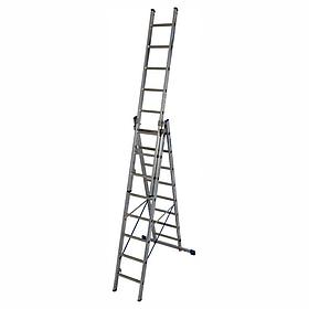 Трехсекционная универсальная лестница KRAUSE "STABILO" 3х8 133748