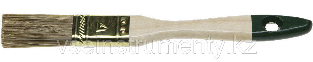 STAYER LASUR, 20 мм, 3/4″, смешанная щетина, деревянная ручка, для высокотекучих ЛКМ, плоская кисть (01031-20), фото 1