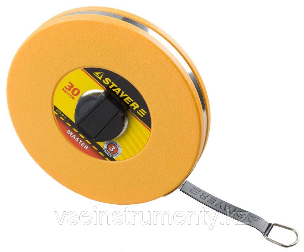 STAYER 30 м, фиберглассовая мерная лента (3415-30), фото 1