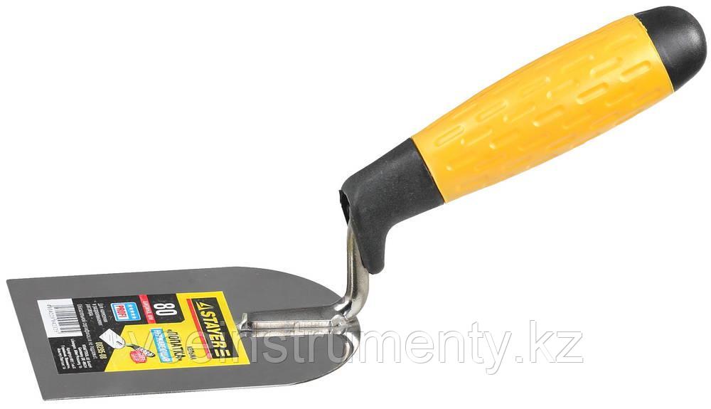 STAYER 80 мм, нержавеющее полотно, 2-х компонентная рукоятка, кельма лопатка, Professional (08295-08), фото 1