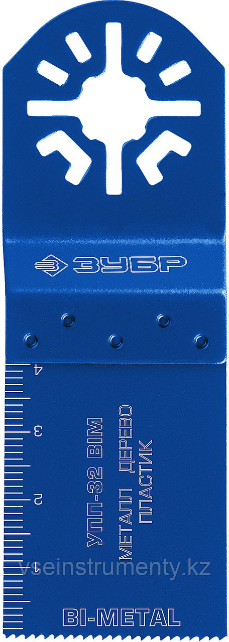 ЗУБР УПП-32 BIM UniLock, 32 x 40 мм, OIS-хвост., насадка универсальная прямая пильная, Профессионал (15561-32), фото 1