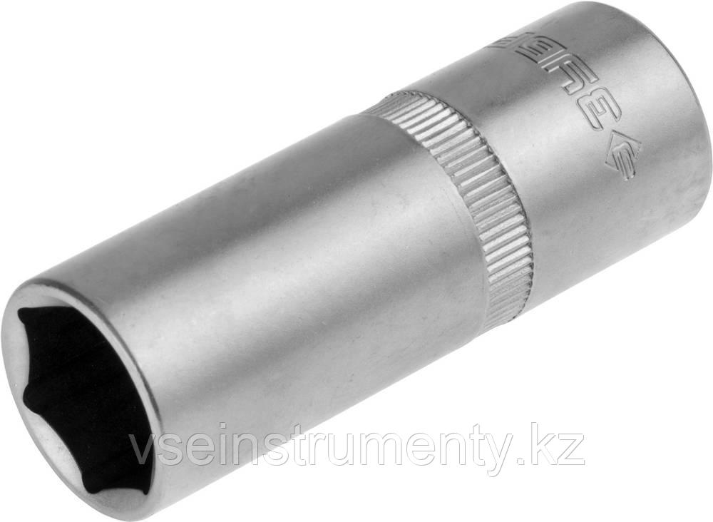 ЗУБР 1/2″, 16 мм, свечная торцовая головка с резиновой вставкой (27728-16), фото 1