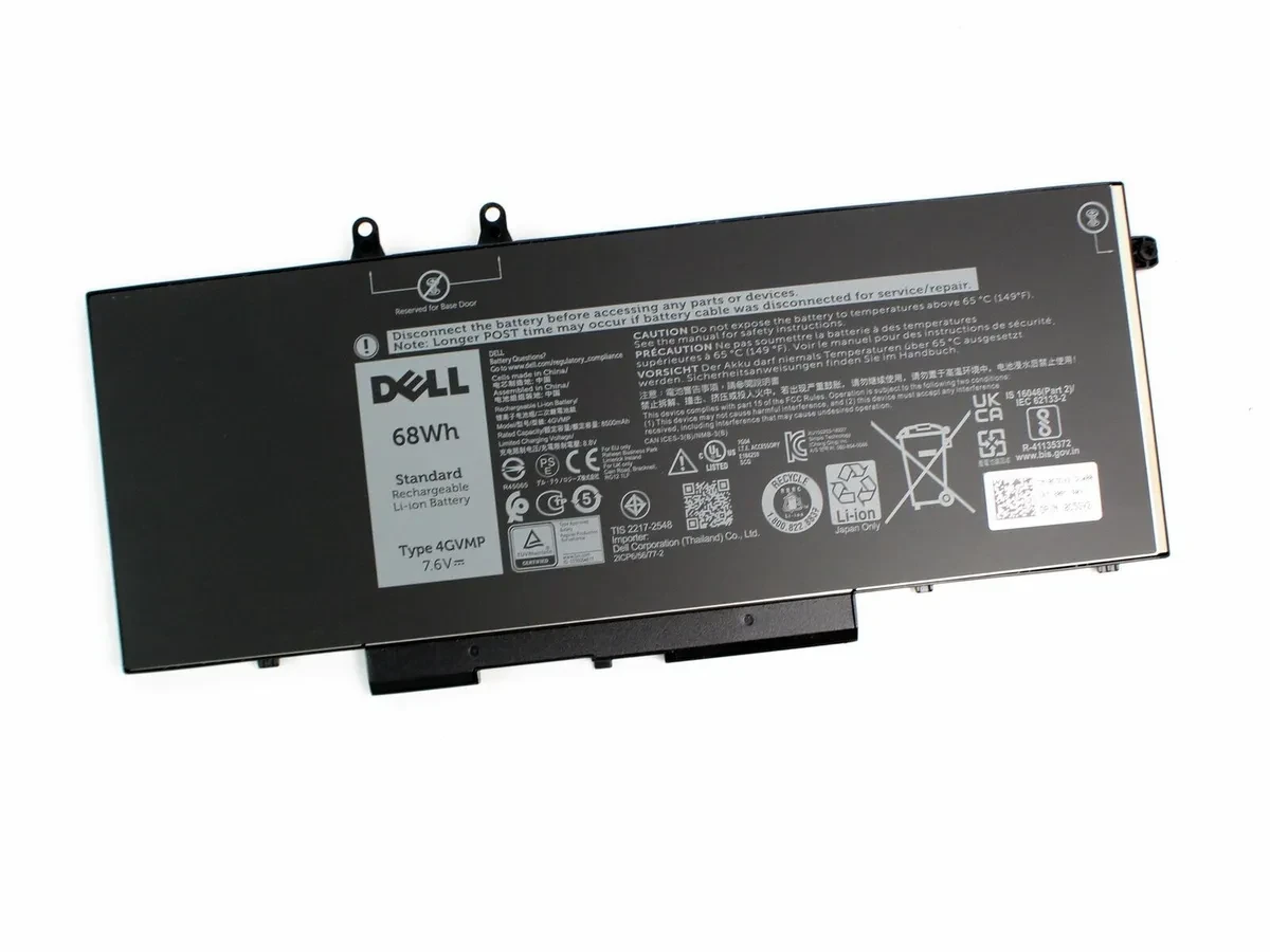 Аккумулятор 4GVMP для ноутбука Dell Latitude 5400 5410 5500 5510