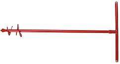 D 135 мм, твердосплавная напайка на рабочей кромке, ручной, садовый бур (39491-135)