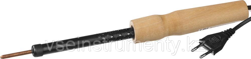 ЭПЦН Россия, 25 Вт, электропаяльник с деревянной рукояткой (55407-25), фото 1