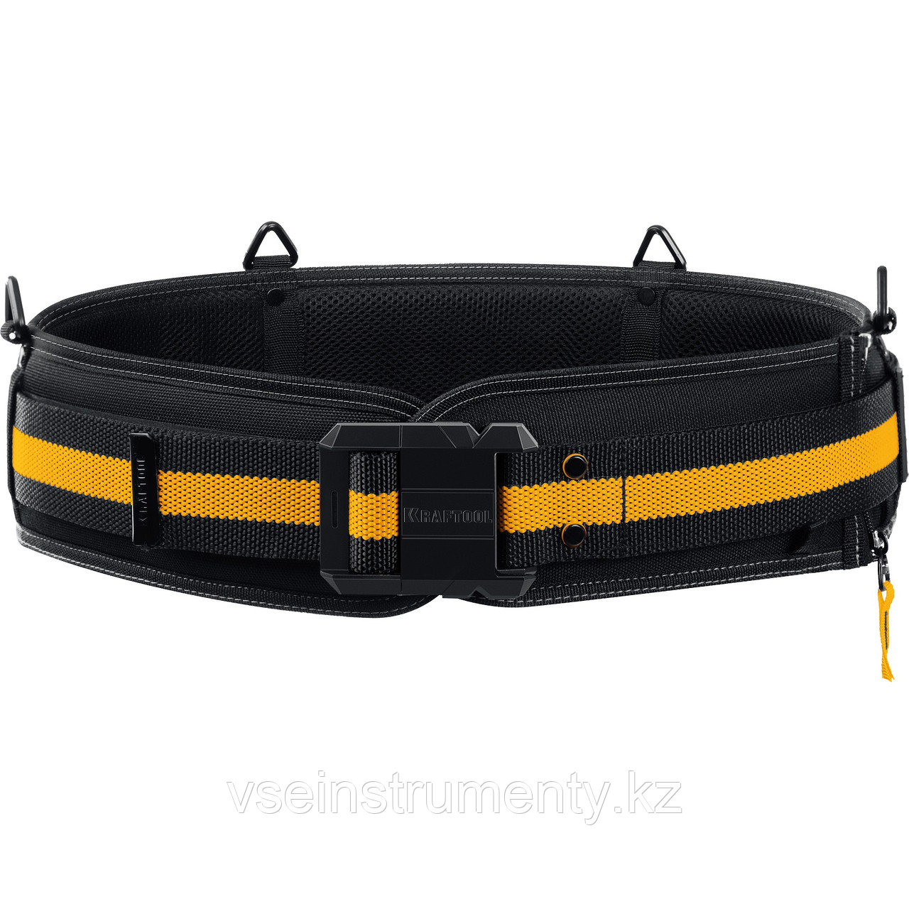KRAFTOOL KB-2 для сумок с быстросъёмным креплением FastClip, 80-122 см, широкий кушак, пояс монтажника (38763), фото 1