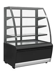 ВИТРИНА КОНДИТЕРСКАЯ ВХСВ-1,3Д CARBOMA ОТКРЫТАЯ 9006-9005 (K70 VM 1,3-2) ТЕХНО