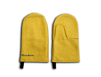 Рукавицы для парения Woodson, цвет горчичный
