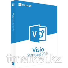Microsoft Visio Std 2019 Win All Lng PKL Online DwnLd C2R NR бағдарламалық жасақтамасын пайдалану құқығы, фото 1
