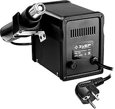 Паяльная станция термовоздушная ЗУБР "ПРОФЕССИОНАЛ", цифровая, 100-500°C, шаг 1°C, 120л/мин, 650Вт, 3 насадки, фото 5