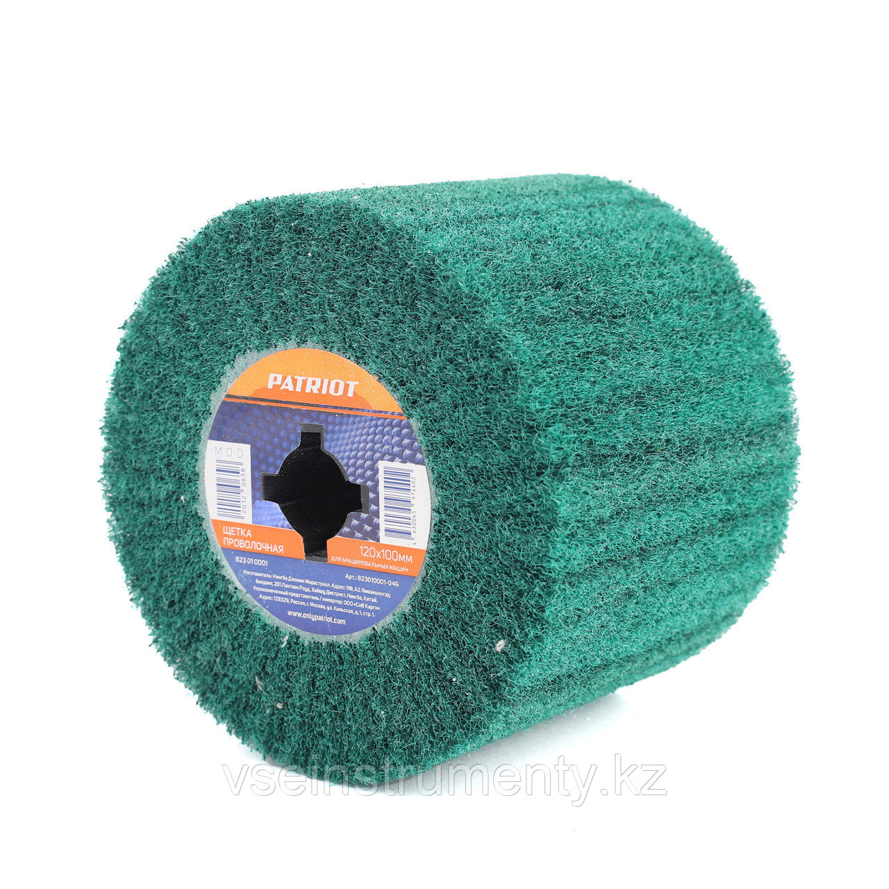 Щетка полировальная для брашировальных машин (120х100 мм), фото 1