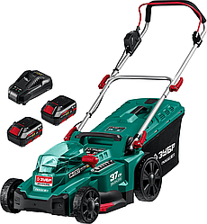 Бесщеточная газонокосилка, 2 АКБ (4 Ач) ГКЛ-3736-42