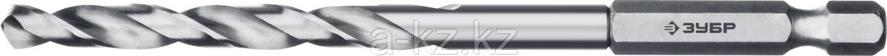 ЗУБР ПРОФ-А, 4.2 х 93 мм, сталь Р6М5, класс А, шестигранный хвостовик, сверло по металлу, Профессионал