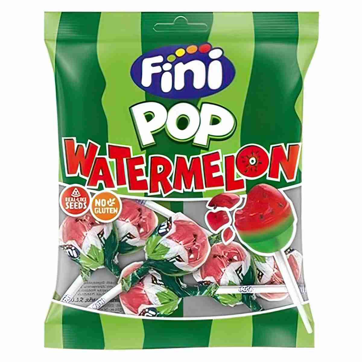 Карамель леденцовая  "Арбуз" FINI POP 80гр  /FINI Испания/