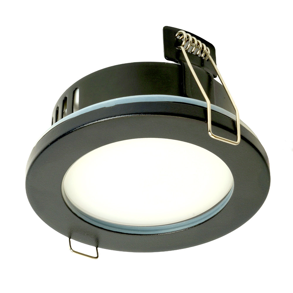 Светильник встраиваемый Feron DL544 потолочный GX53 черный IP44, фото 1