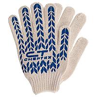 Перчатки СИБРТЕХ "Протектор" х/б с ПВХ-покрытием 7 класс 67704