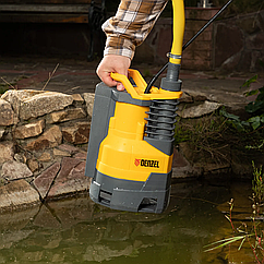 Дренажный насос для чистой воды DPХ800, Х-Pro, 800 Вт, подъем 8 м, 13500 л/ч Denzel