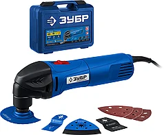 ЗУБР OIS, 550 Вт, реноватор, кейс, набор насадок, Профессионал