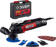 ЗУБР OQIS, 500 Вт, реноватор, кейс, набор насадок