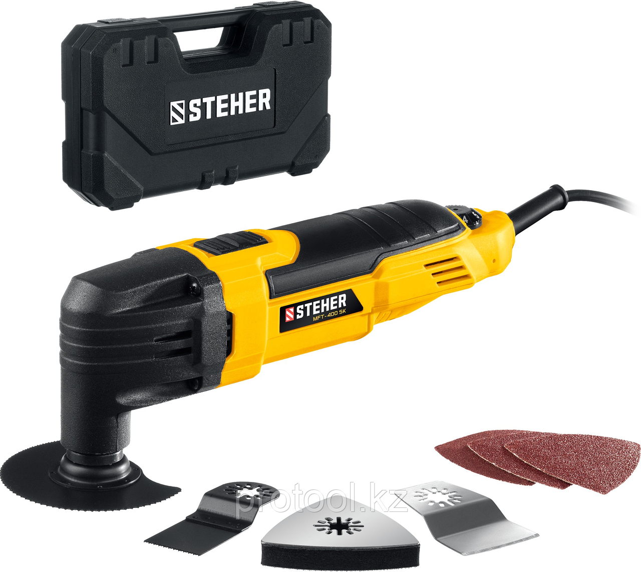 STEHER OIS, 400 В, реноватор, кейс, набор насадок