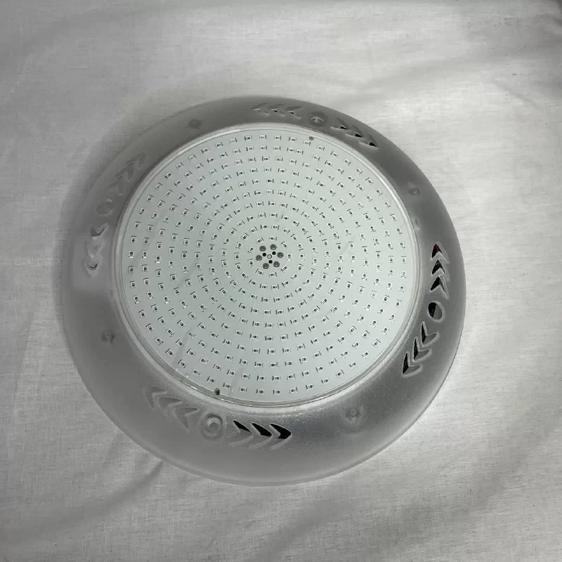Прожектор пластиковый HJ-FG-PC220V  25W/12V/6000K/IP68/White/ф220 мм (с закладной под  пленку)