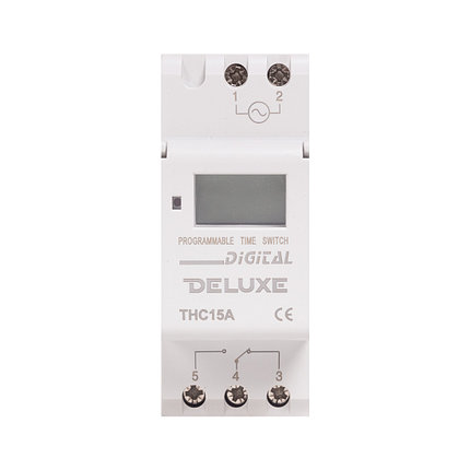 Таймер цифровой Deluxe THC15A AC 220V, фото 1