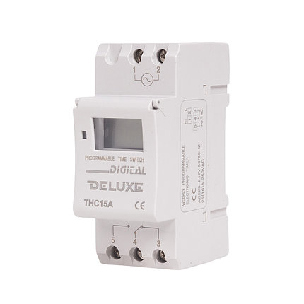 Таймер цифровой Deluxe THC15A AC 220V, фото 3