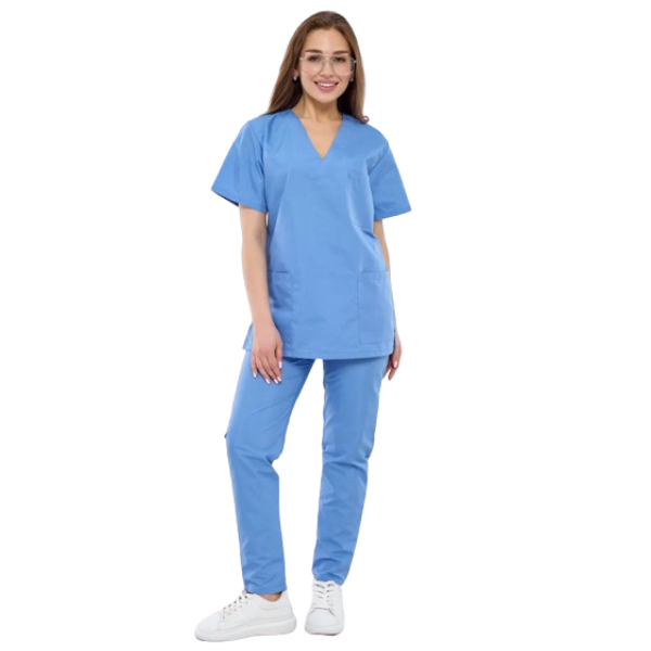 Медицинский костюм синий, фото 1