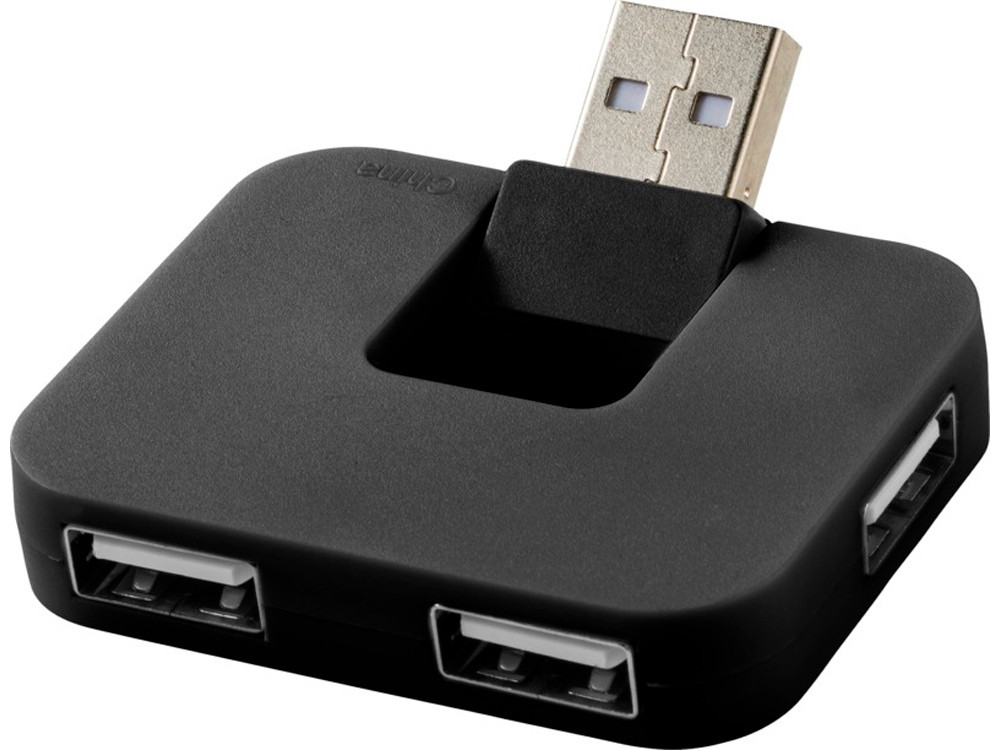 USB Hub «Gaia» на 4 порта, черный