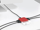 USB хаб «Mini iLO Hub», красный, фото 3