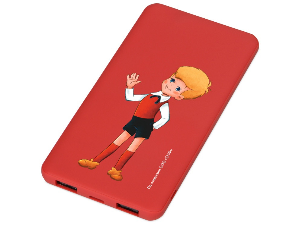 Внешний аккумулятор «Карлсон», 5000 mAh, красный