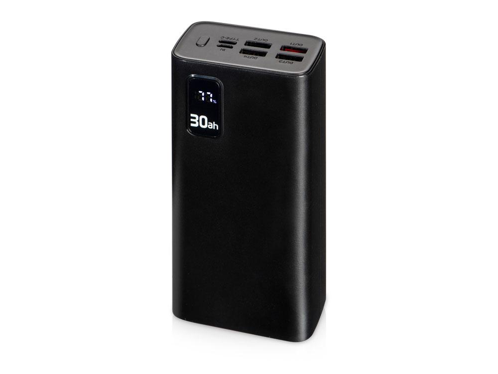 Портативный внешний аккумулятор «FAST», 30000 mAh, черный