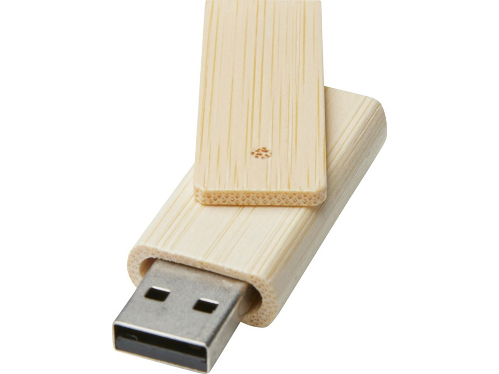 USB 2.0-флешка на 8ГБ «Rotate» из бамбука, бежевый