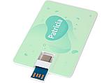 USB 3.0- флешка на 64 Гб Duo Slim с разъемом Type-C, белый, фото 8
