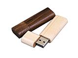 USB 3.0- флешка на 64 Гб эргономичной прямоугольной формы с округленными краями, натуральный, фото 4
