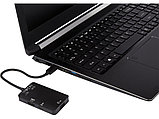 Мультимедийный переходник «Adapt» Type-C, черный, фото 6