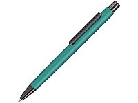Металлическая шариковая ручка «Ellipse gum» soft touch с зеркальной гравировкой, бирюзовый