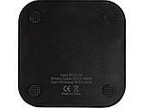 USB-хаб с беспроводной зарядкой «Tile», 5 Вт, черный, фото 6