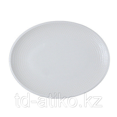 Блюдо овальное 250*190 мм. Белый Пьюре Дот, форма Мув Bonna /1/12/756/