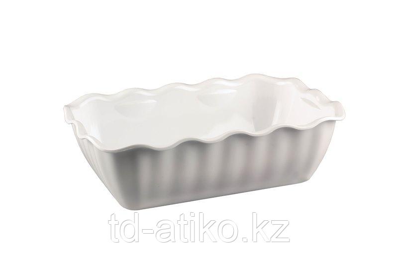 Салатник 260*175 мм. 2000 мл. h=80 мм. волнистыми краями белый /1/9/