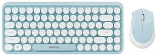 Комплект клавиатура+мышь мультимедиа Smartbuy 626376AG (SBC-626376AG-M) мятно-белый