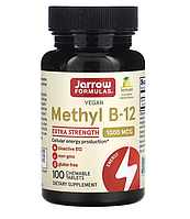 Jarrow Formulas, Метил B-12, со вкусом лимона, 1000 мкг, 100 пастилок
