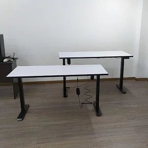 Электрический регулируемый стол (черный каркас, 2 двигателя)