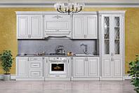 Кухонный гарнитур Аманта 3.85 СКФМ серебро