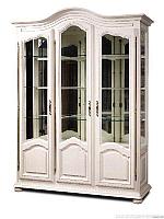 Витрина 3Д Давиль Молодечно Мебель белая эмаль/золото