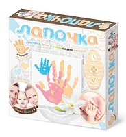 Лапочка Отпечатки ручек и ножек Вашего малыша набор Мама, Папа и Я