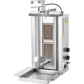 Аппарат для донера Remta D04 (М) газовый с верхним мотором, 2 горелки