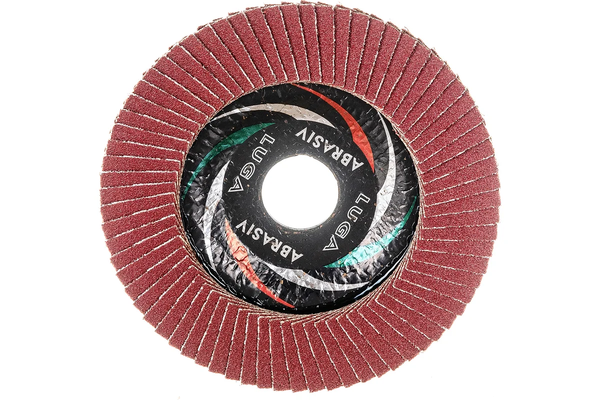 Круг лепестковый торцевой 180х22 Р80 Луга Абразив