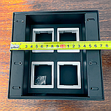 Shelbi SF-8M-ST Напольный лючок на 8 модулей, металл, сталь, фото 6