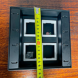 Shelbi SF-8M-ST Напольный лючок на 8 модулей, металл, сталь, фото 8